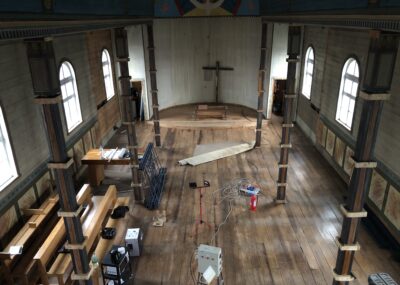 Se inician trabajos de restauración del templo San José en Llanquihue