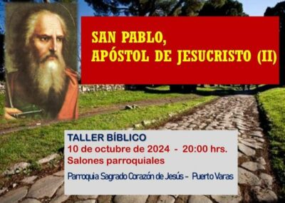 Taller: San Pablo, Apóstol de Jesucristo