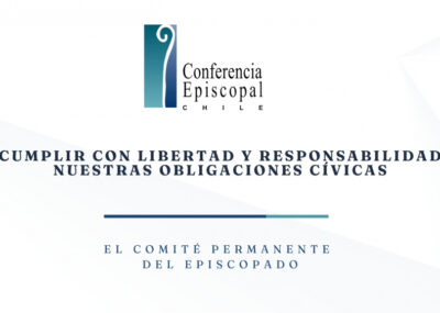 Comité Permanente del Episcopado llama a participar de las próximas elecciones cumpliendo con libertad y responsabilidad las obligaciones cívicas