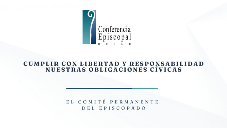 Comité Permanente del Episcopado llama a participar de las próximas elecciones cumpliendo con libertad y responsabilidad las obligaciones cívicas