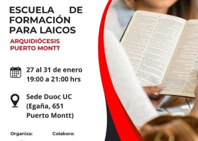 Se realiza Escuela Teológica-Pastoral para laicos: “Por una Iglesia sinodal: comunión, participación y misión”